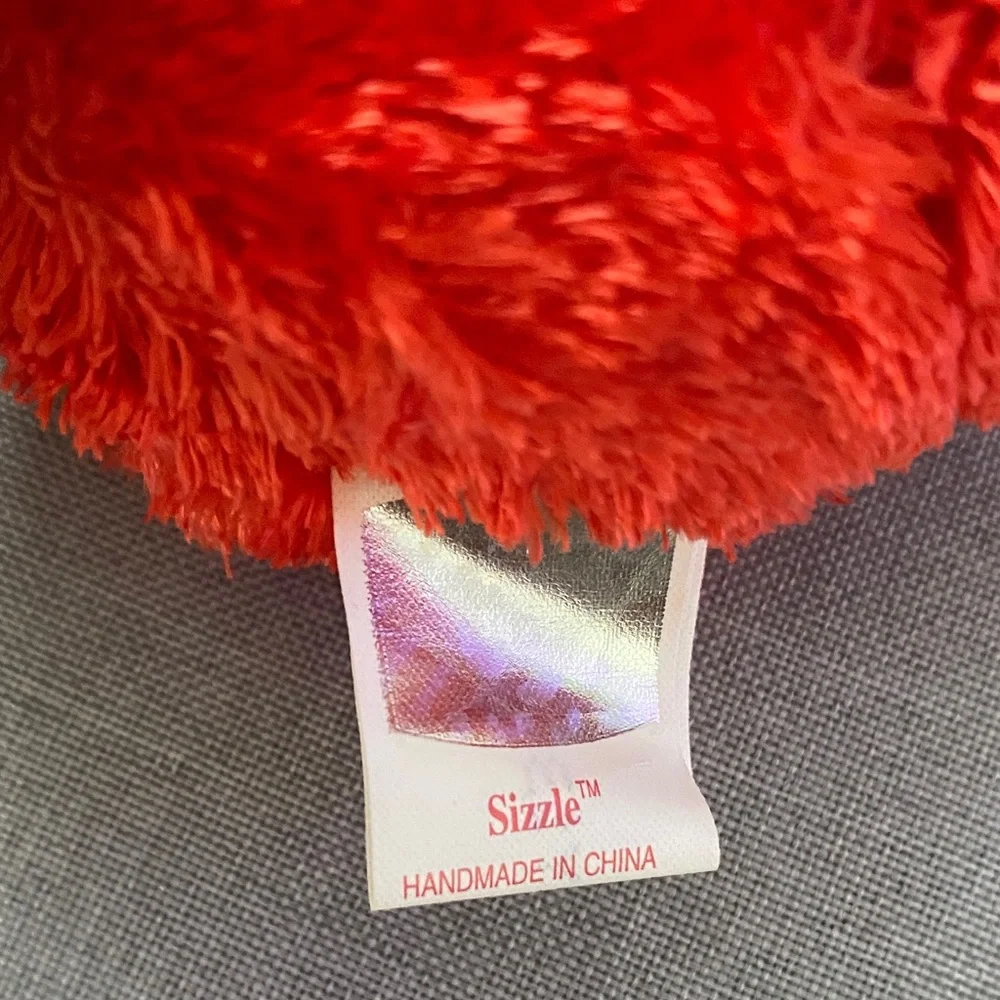 2001 Ty Beanie Baby Cizzle The Vibrant Red Bear Teddy Bear